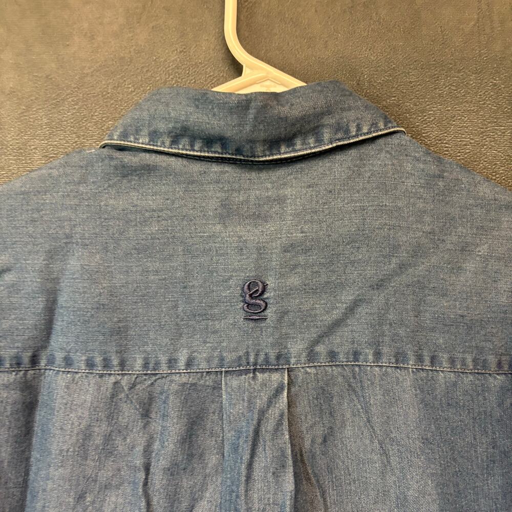 Vtg Gear for Sports Womens Yosemite Denim Button Down Shirt Medium National Park - Picture 8 of 10